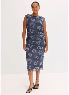 Abito midi in mesh fine, bonprix