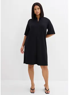 Abito polo in morbido tessuto effetto neoprene, bonprix