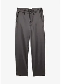 Pantaloni barrel shape in satin fluente, bonprix