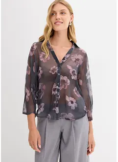 Camicia oversize in chiffon leggero, bonprix