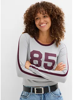 Maglia a maniche lunghe in jersey leggero, bonprix