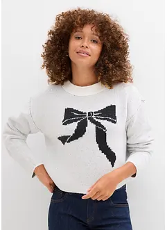 Maglione con fiocco, bonprix