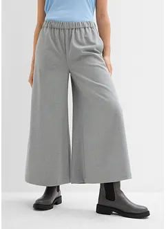 Pantaloni culotte in simil lana, bonprix