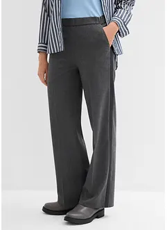 Pantaloni larghi in simil lana, bonprix