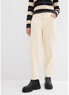 Pantaloni modello barrel in velluto a coste, bonprix