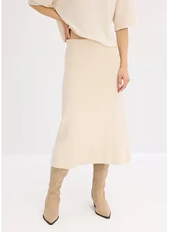 Gonna di maglia svasata, bonprix