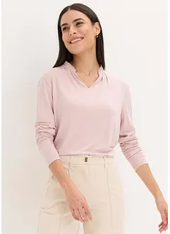 Maglia con colletto dritto, bonprix