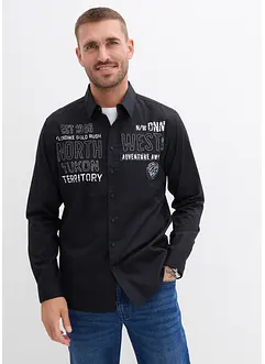 Camicia a maniche lunghe in puro cotone, bonprix