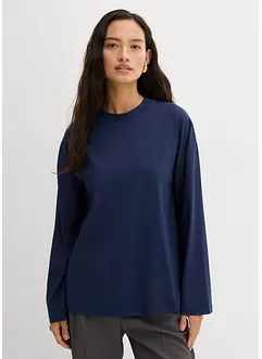 Maglia lunga in tessuto fluido, bonprix