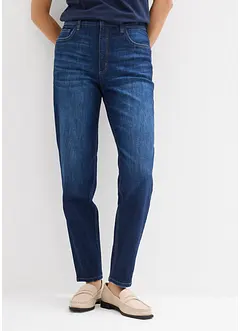 Mom jeans cropped, vita alta, bonprix