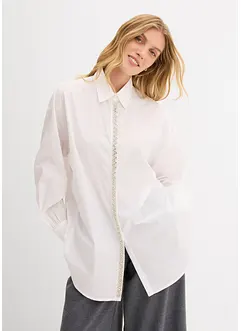Camicia con applicazione di strass, bonprix