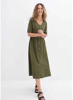 Abito midi in puro cotone, bonprix