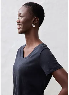 Maglia ampia in puro lino, bonprix