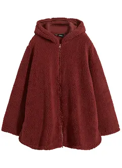 Giacca in pile teddy con spacchi laterali, bonprix