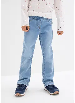 Jeans bootcut con cinta comoda, vita media, bonprix