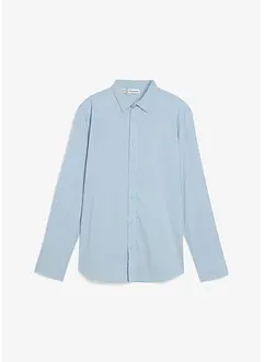 Camicia elasticizzata con cotone, slim fit, bonprix