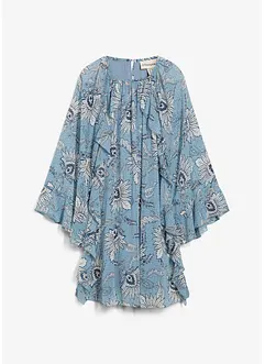 Abito tunica in chiffon operato, bonprix