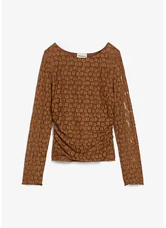 Maglia a maniche lunghe in pizzo, bonprix