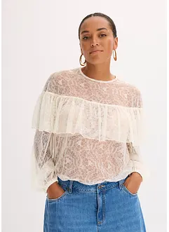 Blusa in pizzo, bonprix