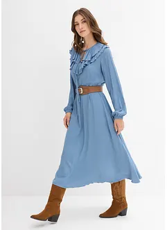 Abito lungo in viscosa fluente, bonprix