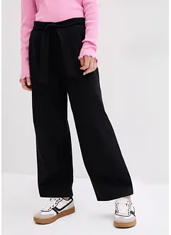 Pantaloni culotte in cotone biologico con elastico in vita, bonprix