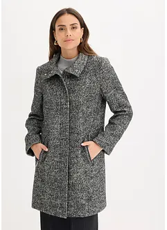 Cappotto corto da mezza stagione in simil lana, bonprix
