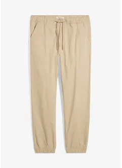 Pantaloni chino elasticizzati con elastico in vita relaxed fit, straight, bonprix