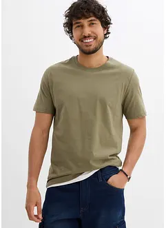 T-shirt in puro cotone biologico (pacco da 2), bonprix