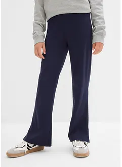 Pantaloni svasati  con spacchi in misto cotone biologico, bonprix