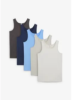 Canottiera con cotone morbido (pacco da 5), bonprix