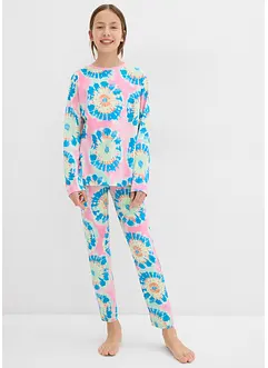 Pigiama + pigiama estivo con cotone biologico morbido (set 4 pezzi), bonprix