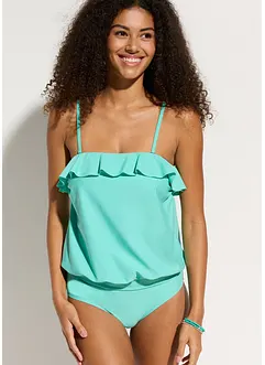 Tankini a fascia con spalline multiway (set 2 pezzi), bonprix
