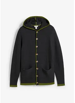 Cardigan bavarese con cappuccio, bonprix