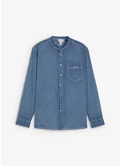 Camicia a maniche lunghe con effetto lavato, bonprix