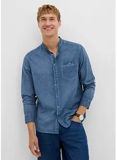 Camicia a maniche lunghe con effetto lavato, bonprix