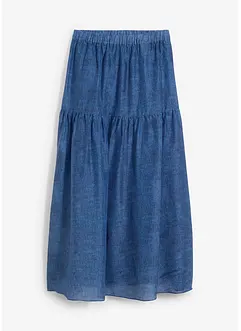 Gonna lunga in misto seta, bonprix