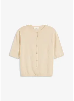 Cardigan in filato fine con maniche corte, bonprix