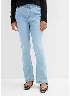 Jeans con elastico in vita, vita media (pacco da 2), bonprix