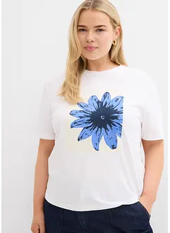 T-shirt in puro cotone con stampa, bonprix