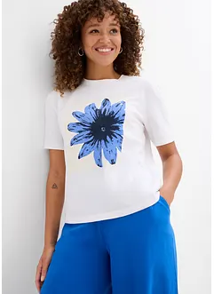 T-shirt in puro cotone con stampa, bonprix