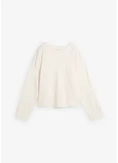 Maglia a maniche lunghe in puro cotone, bonprix