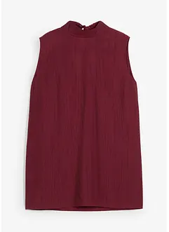 Top lungo in misto viscosa operato, bonprix