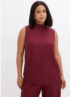 Top lungo in misto viscosa operato, bonprix