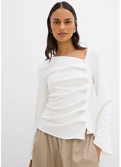Maglia a maniche lunghe a coste, bonprix