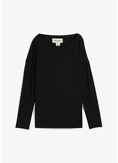 Maglia a maniche lunghe in misto viscosa, bonprix