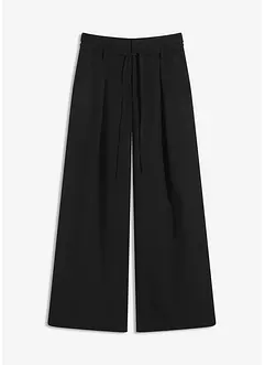 Pantaloni con pinces e cintura da annodare, bonprix