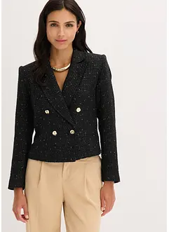 Blazer corto in morbido bouclé, bonprix