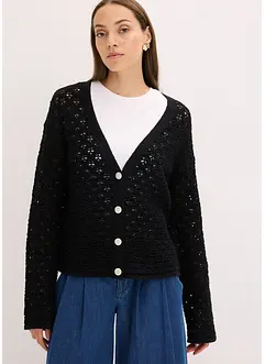 Cardigan traforato, bonprix