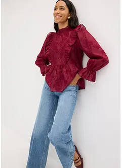 Blusa con ricami, bonprix