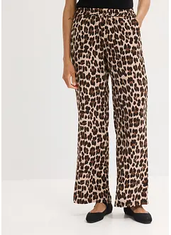 Pantaloni a palazzo in satin fluente, bonprix